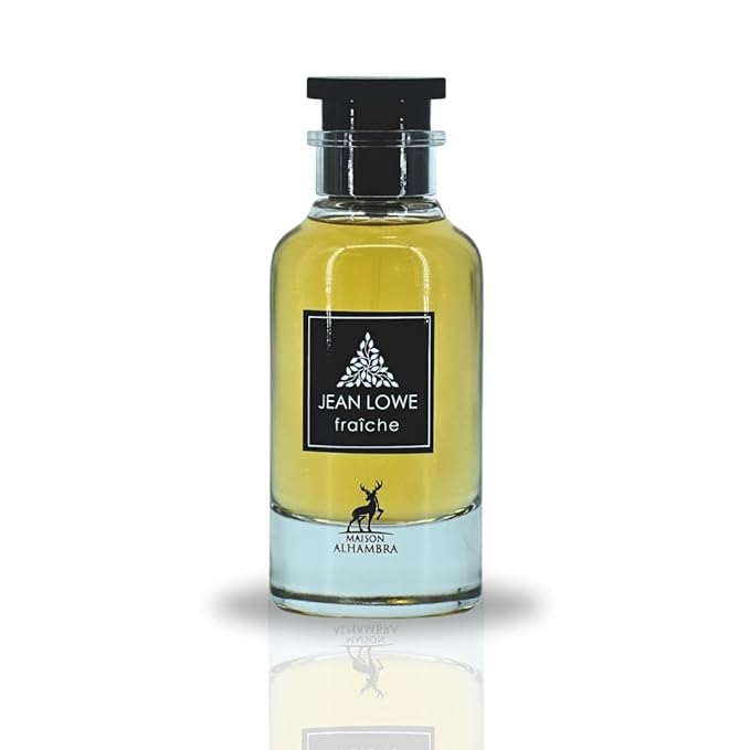 Maison Alhambra Jean Lowe Fraiche EDP 100ML (3.4OZ) Long Lasting, Woody, Floral, Fruity Fragrance.