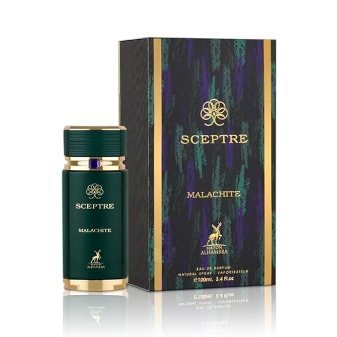 Maison Alhambra Sceptre Malachite Eau de Parfum Spray for Unisex, 3.4 Ounce