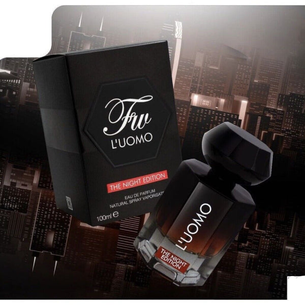 Fw L'Uomo The Night Edition - Eau De Parfum - By Fragrance World - Perfume For Men, 100ml