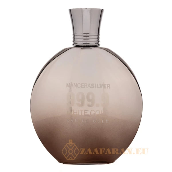 Eau de Parfum Mancera Silver 999.9 White Gold, Fragrance World, Men - 100ml