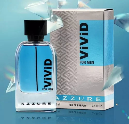 Vivid Azzure By Fragrance World EDP Eau De Parfum For Men - New Super Rich